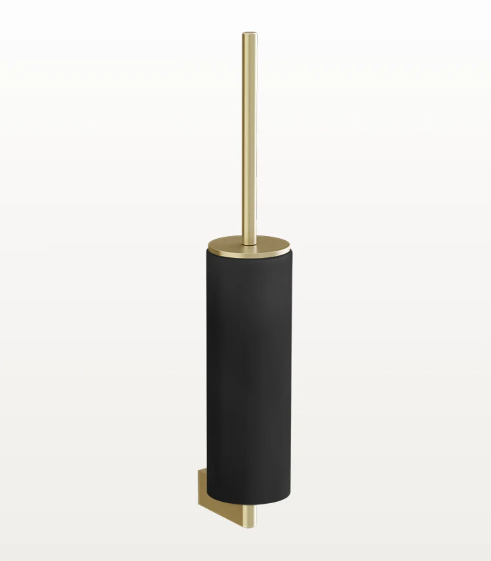Ёршик, Gessi, Origini, шгв 76*106*456, цвет колбы-черный, цвет-Brushed Brass PVD