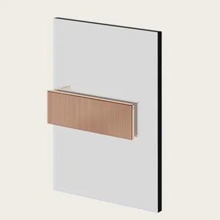 Фиксатор для стекла, Gessi, Shower G Swing System Rigato, цвет-Copper PVD