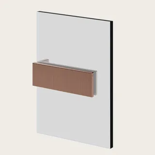 Фиксатор для стекла, Gessi, Shower G Swing System Rigato, цвет-Copper Brushed PVD