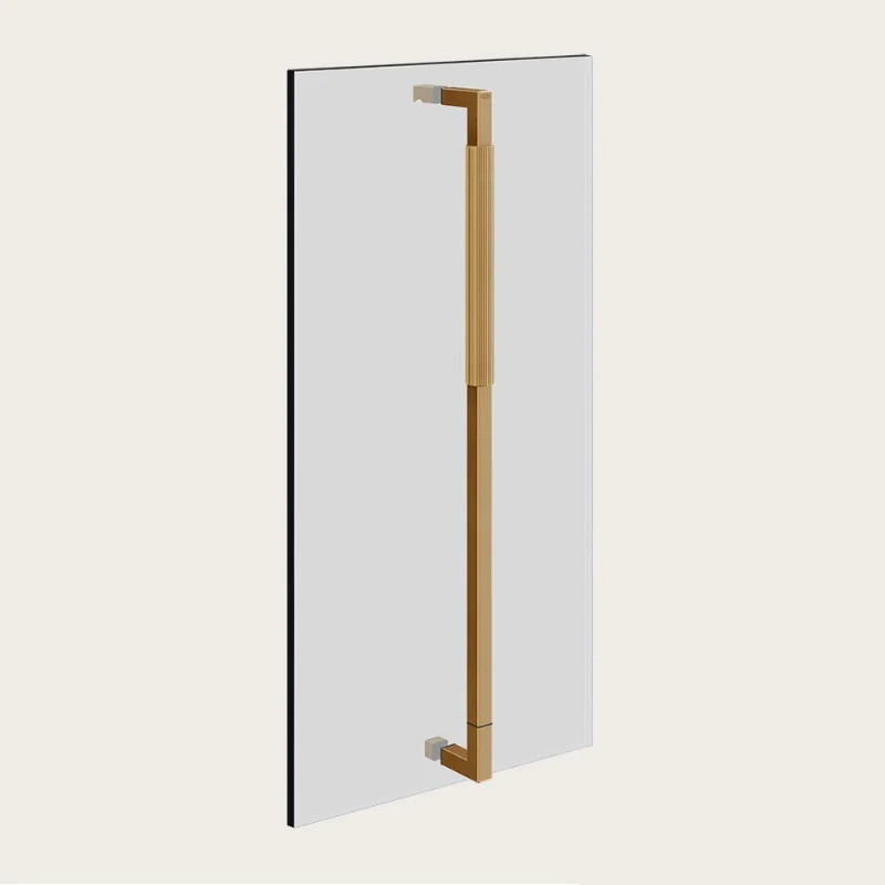 Ручка двойная, Gessi, Shower G Rigato, 600мм, цвет-Brushed Brass PVD