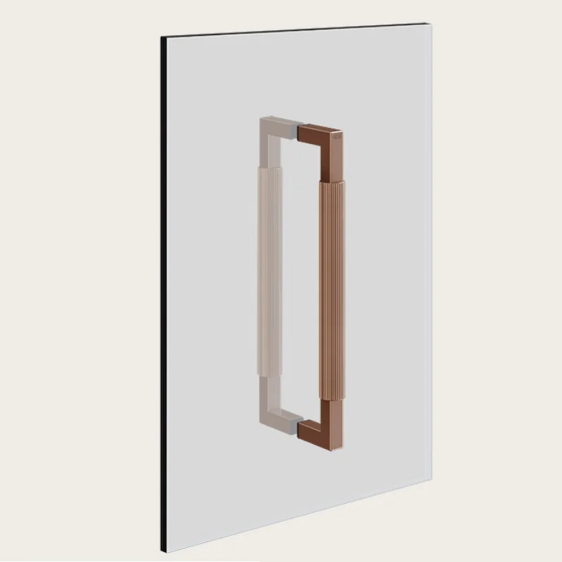 Ручка двойная, Gessi, Shower G Rigato, 300мм, цвет-Copper Brushed PVD