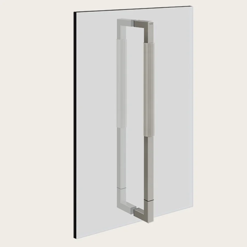 Ручка двойная, Gessi, Shower G Rigato, 450мм, цвет-Brushed Chrome