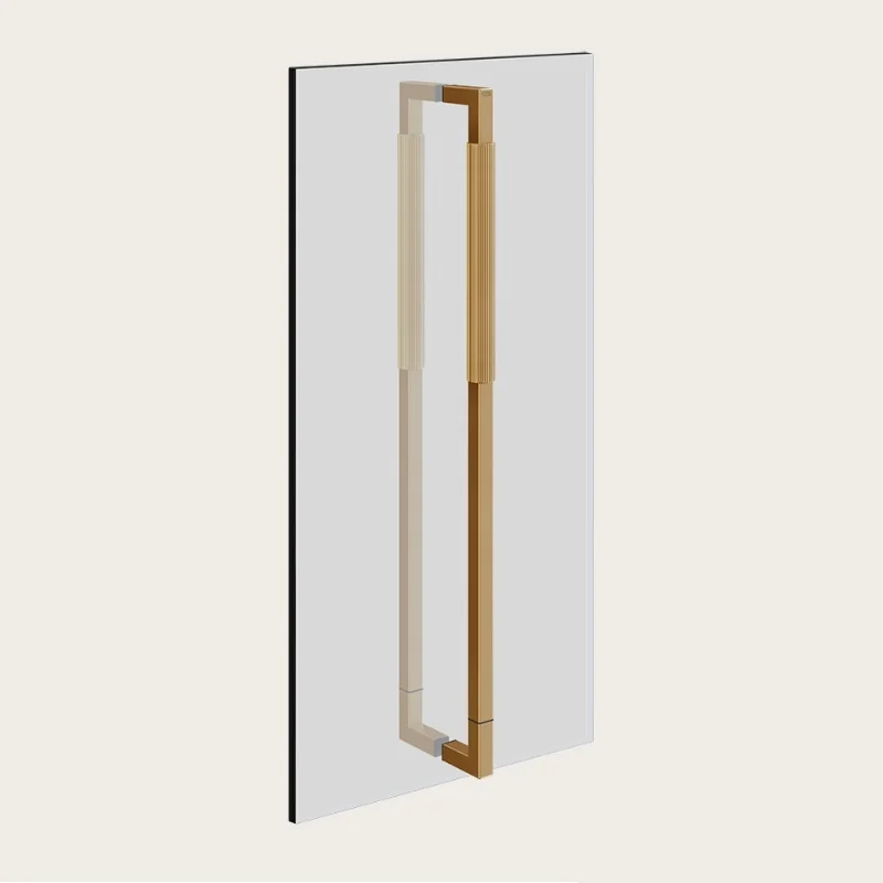 Ручка двойная, Gessi, Shower G Rigato, 600мм, цвет-Warm Bronze Brushed PVD