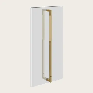 Ручка двойная, Gessi, Shower G Rigato, 600мм, цвет-Brushed Brass PVD