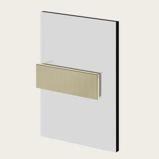 Фиксатор для стекла, Gessi, Shower G Swing System Diiamantato, цвет-Brass PVD