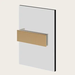 Фиксатор для стекла, Gessi, Shower G Swing System Diiamantato, цвет-Warm Bronze Brushed PVD