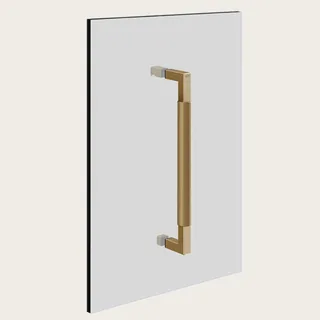 Ручка, Gessi, Shower G Diamantato, 300мм, цвет-Brushed Brass PVD — иконка
