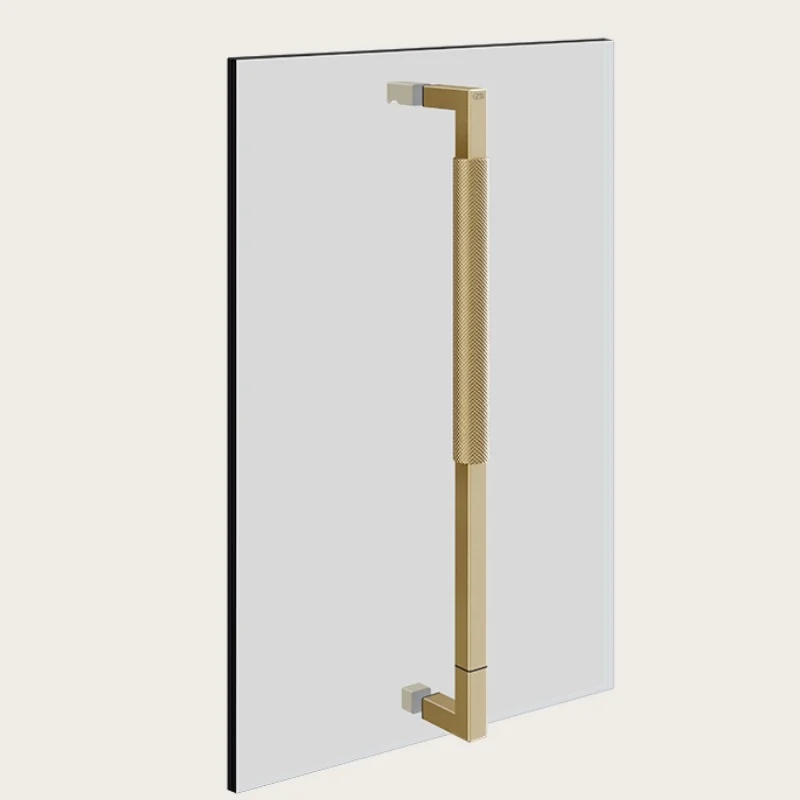 Ручка, Gessi, Shower G Diamantato, 450мм, цвет-Brushed Brass PVD