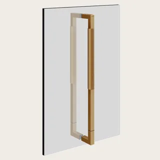 Ручка двойная, Gessi, Shower G Diamantato, 450мм, цвет-Warm Bronze Brushed PVD