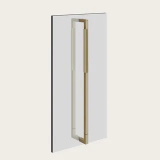 Ручка двойная, Gessi, Shower G Diamantato, 600мм, цвет-Finox Brushed Nickel