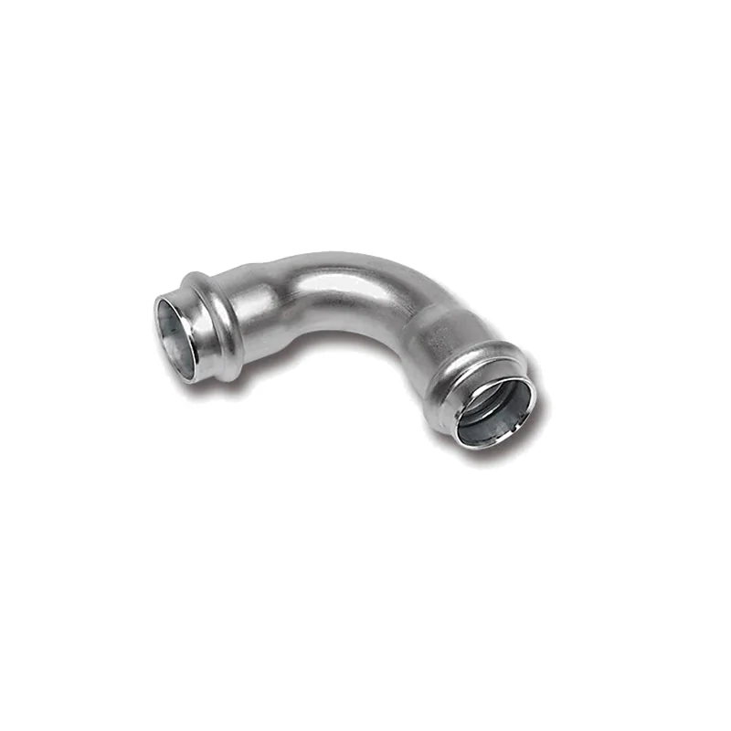 Отвод, Sanha, NiroPress 316L, 90° ВПр-ВПр, 22, 9002A.3