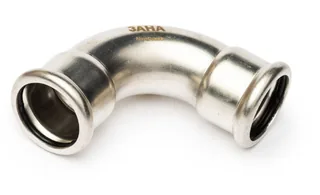 Отвод, Sanha, NiroPress 316L, 90° ВПр-ВПр, ø76,1, 9002A.3 — иконка