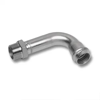 Отвод, Sanha, NiroPress 316L, 90° ВПр-НР, ø22x3/4, 9002AG.3 — иконка