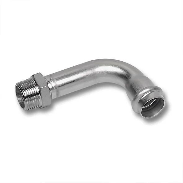Отвод, Sanha, NiroPress 316L, 90° ВПр-НР, ø22x3/4, 9002AG.3