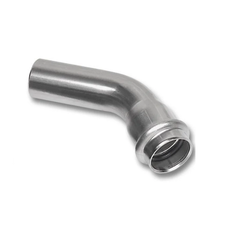 Отвод, Sanha, NiroPress 316L, 45° ВПр-НПр, ø18, 9040.3