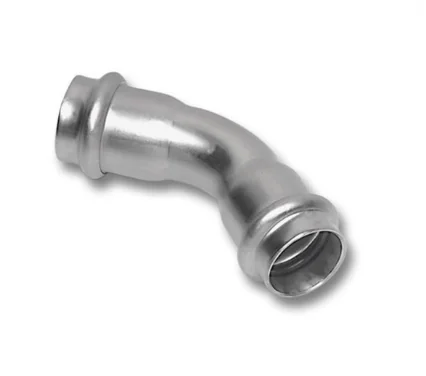 Отвод, Sanha, NiroPress 316L, 45°, ВПр-ВПр, 15, 9041.3