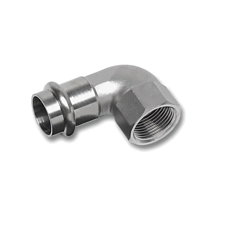 Угол Sanha NiroPress 316L 90° ВПр-ВР, 28x1, 9090IG.3