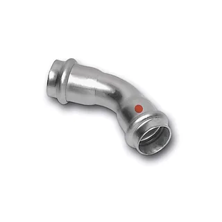 Отвод, Sanha, NiroPress AISI304L, 45°, ВПр-ВПр, 88,9, нержавеющая сталь, 91041.3 — иконка