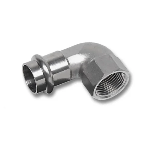Угол, Sanha, NiroPress AISI304L, 90° ВПр-ВР, 18×1/2, 91090IG.3
