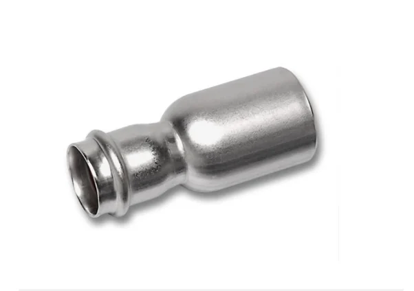 Нипель, Sanha, NiroPress AISI304L, ВПр-НПр, 54ax28, 91243.3