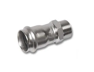Нипель, Sanha, переходной, NiroPress AISI304L, ВПр-НР, 22x1, 91243G.3 — иконка
