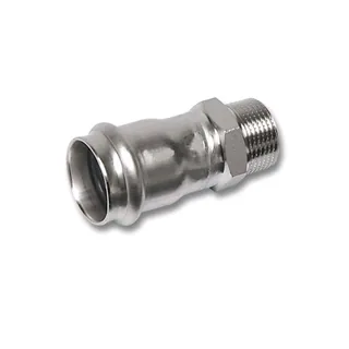 Ниппель, Sanha, NiroPress AISI304L, переходной ВПр-НР, 28x1, 91243G.3 — иконка