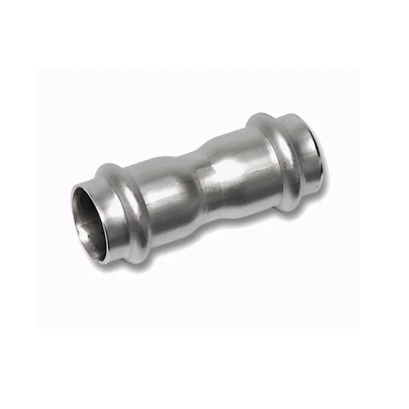 Муфта, Sanha, NiroPress AISI304L, двойная ВПр-ВПр, 22, 91270.3