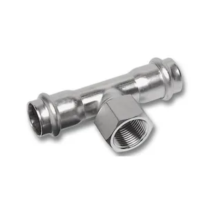Тройник, Sanha, NiroPress 316L, ø18x1/2x18 ВПр-ВР-ВПр, 9130G.3 — иконка