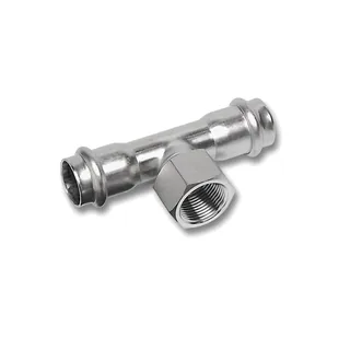 Тройник Sanha NiroPress 316L ВПр-ВР-ВПр, 22x1/2x22, 9130G.3 — иконка