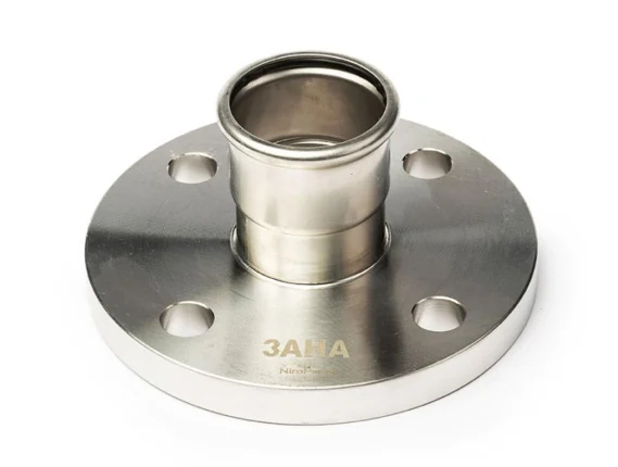 Пресс-фланец, Sanha, NiroPress 316L, PN10/16, øDN 65 / 76,1 mm, VA-PF.3