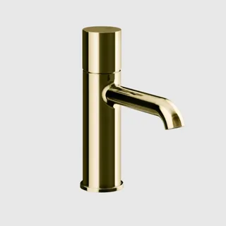 Смеситель для раковины, Gessi, Habito Unito, цвет-Brass PVD