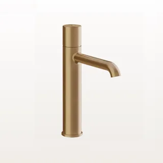 Смеситель для раковины, Gessi, Habito Unito, на раковину/столешницу, цвет-Finox Brushed Nickel