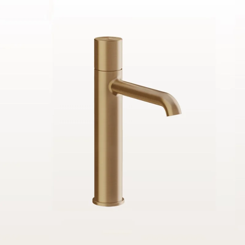 Смеситель для раковины, Gessi, Habito Unito, на раковину/столешницу, цвет-Finox Brushed Nickel
