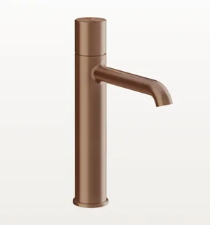 Смеситель для раковины, Gessi, Habito Unito, цвет-Copper Brushed PVD