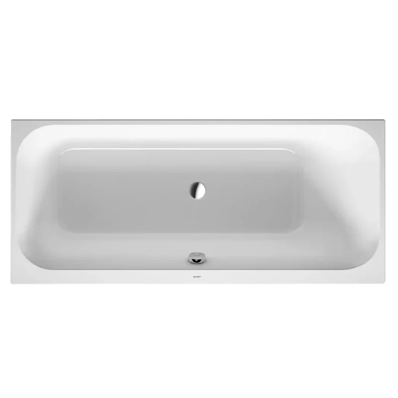 Ванна, Duravit, Happy D.2, шгв 1700*750*460, наклон для спины-справа, цвет-белый