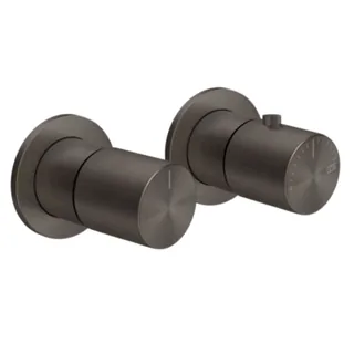 Смеситель для душа, Gessi, Habito Unito, на 1 потребитель, цвет-Black Metal Brushed PVD