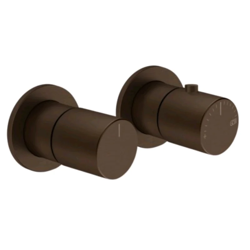 Смеситель для душа, Gessi, Habito Unito, на 1 потребитель, цвет-Dark Bronze