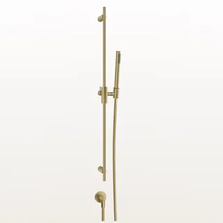 Душевой гарнитур, Gessi, Habito Unito, 23, цвет-Brushed Brass PVD