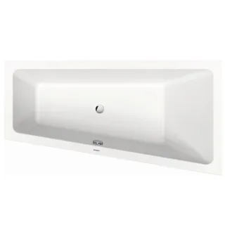 Ванна, Duravit, Duravit No.1, шгв 1600*850*480, с наклонной спинкой справа, цвет-белый