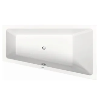 Ванна, Duravit, Duravit No.1, шгв 1700*1000*480, с наклонной спинкой справа, цвет-белый