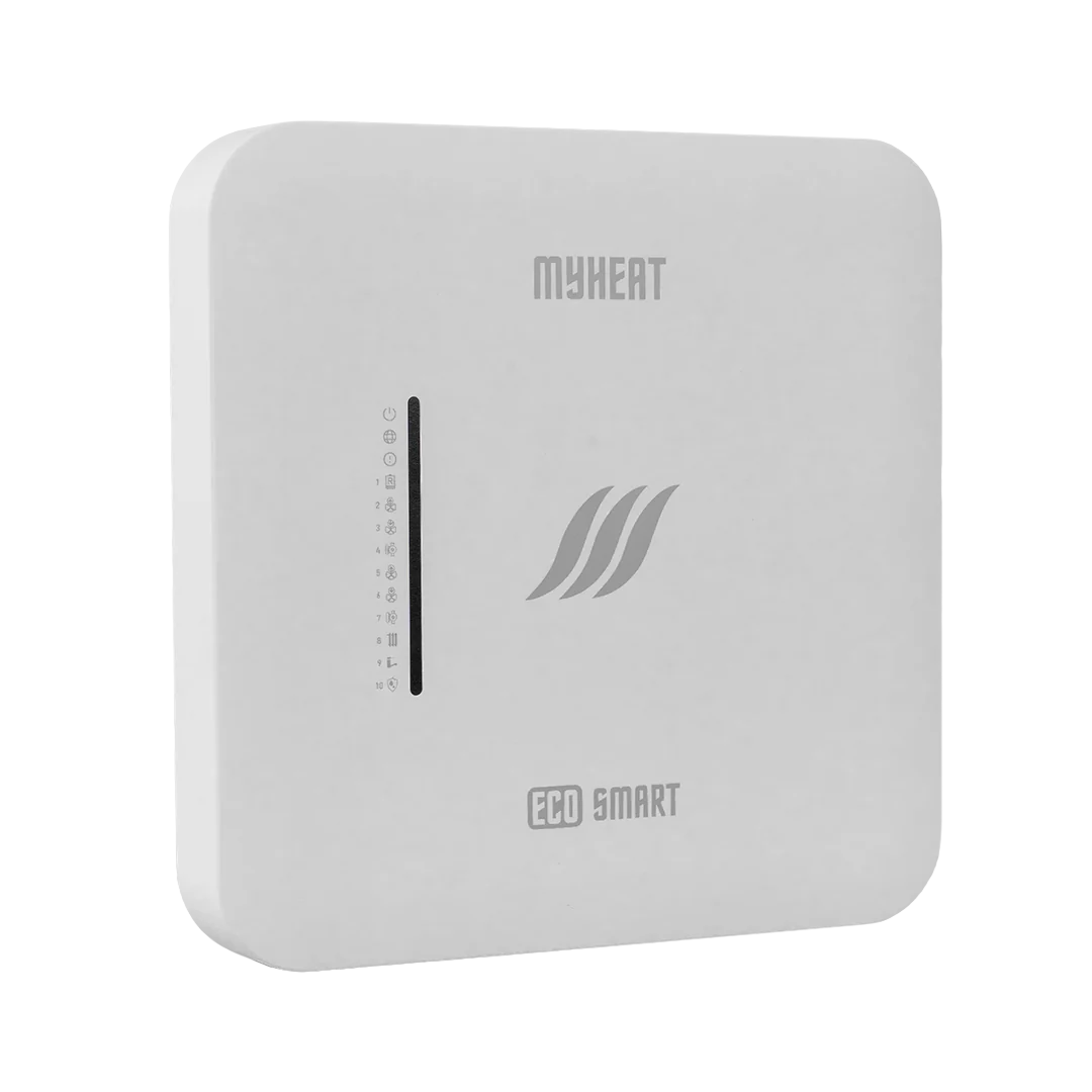 Контроллер, MyHeat, Eco Smart, для автоматизации систем отопления и ГВС, 2 канала связи-LTE/GPRS и Wi-Fi 2.4g