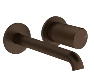 Смеситель для раковины, Gessi, Habito Unito, цвет-бронза темная (Dark Bronze)