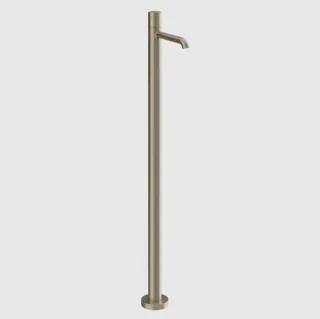 Смеситель для раковины, Gessi, Habito Unito, напольный, цвет-Finox Brushed Nickel