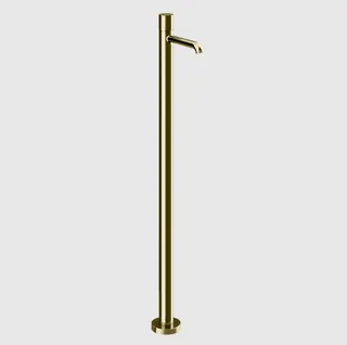 Смеситель для раковины, Gessi, Habito Unito, напольный, цвет-Brass PVD