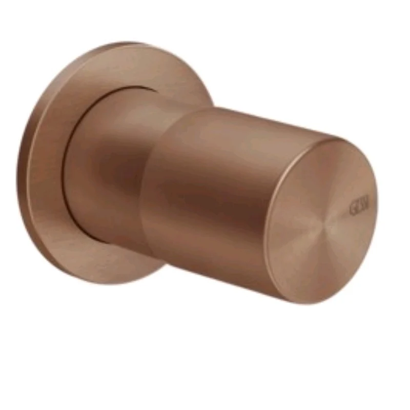 Смеситель для душа, Gessi, Habito Unito, на 1 потребитель, цвет-Copper Brushed PVD
