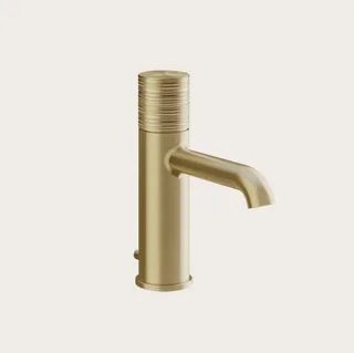 Смеситель для раковины, Gessi, Habito Trame, цвет-Brushed Brass PVD