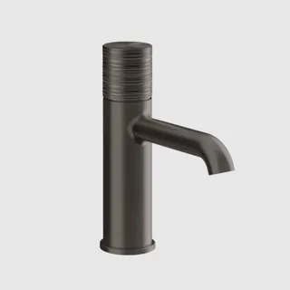 Смеситель для раковины, Gessi, Habito Trame, цвет-Black Metal Brushed PVD