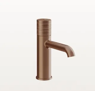 Смеситель для раковины, Gessi, Habito Trame, на раковину/столешницу, цвет-Copper Brushed PVD
