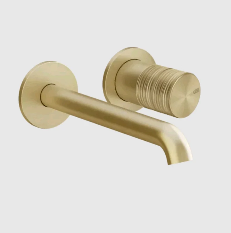 Смеситель для раковины, Gessi, Habito Trame, цвет-Brushed Brass PVD