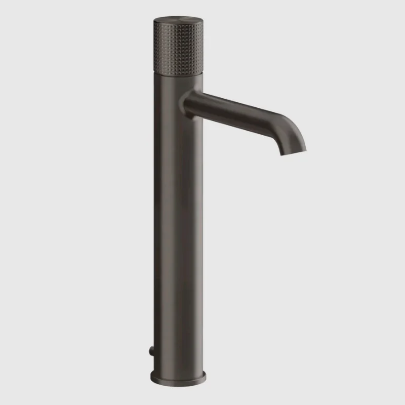 Смеситель для раковины, Gessi, Habito Cesello, цвет-Black Metal Brushed PVD
